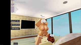 roblox bunny with big tits gets hardcore fucked in game 🎮🍑