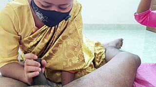 Cheating Wife's Bathroom Cucumber Fuck with Friend's Husband Turns Wild