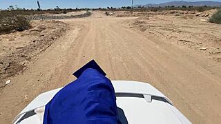 petite ebony classroom slut deepthroats monster black cock publicly after graduation moaning in lingerie