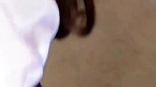 neighbor sneaks in for wild anal creampie squirting on married latina's bed