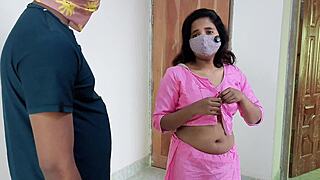 Cheating Wife's Bathroom Cucumber Fuck with Friend's Husband Turns Wild