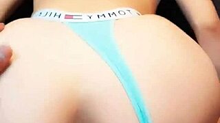 Latina babe begs for anal as he slips it past her tight panties!