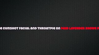 Sexy teen in white makeup endures rough sloppy deepthroat facefuck for epic cumshot facial 💦😈