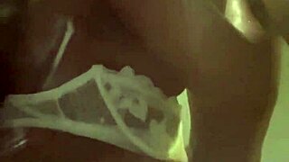 Overwhelmed By Lust Choking On Big Black Cock Gagging Sloppily By Fridge