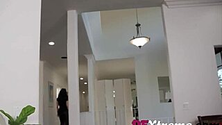 Shy Blonde Milf Fucks While Watching Petite Hardcore