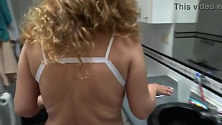 peep this steamy bathroom spying on mature beauty prepping for wild sex compilation