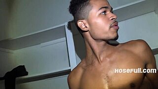 Dude, you caught us banging bareback, now join the ebony domination gangbang orgy!