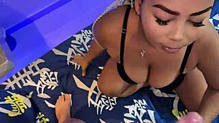 Colombian Milf Whore Sucks Buddys Cock While Hes Away Working