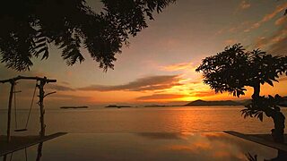 Sugar daddy tempts two horny girls