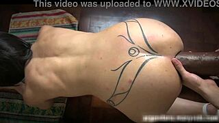 Full intense anal fisting session stretches to gaping toy extremes