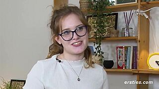 Luna teases shaved pussy with dildo and vibrator close-up