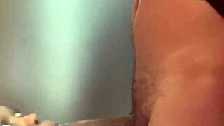 Overwhelmed By Lust Choking On Big Black Cock Gagging Sloppily By Fridge