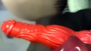 Naughty teacher crams skittles deep in her ass 🍭 for cam fan