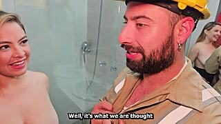 Lesbian Couple Tries Plumber's Cock For Anniversary Thrill