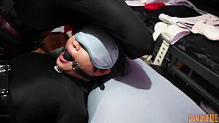 dominafire straps salome salvi squirting wildly bound