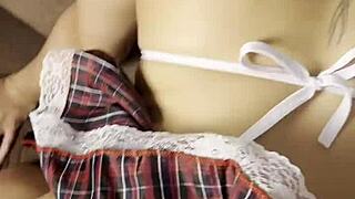 Explosive Maid Latina Pays Service with Wild Creampie Frenzy!