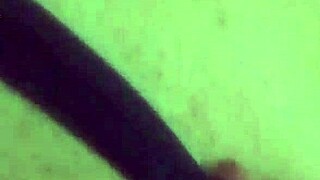 Latina boobs bounce during morning masturbation session