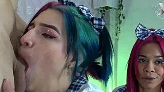 whoa these latinas throat monster cocks so ruthless, drool everywhere! 😵‍💫💦