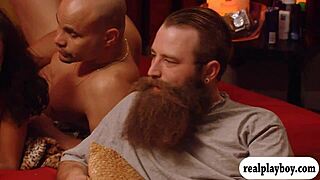 swingers dive into steamy group orgy filled with blowjobs in the lavish mansion