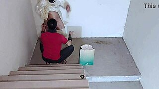 Secret Stairway Encounter Turns Intense