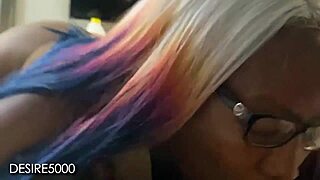 Eye-Contacting Deepthroat Worships Huge Ebony Ass Goddess!