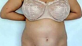 Busty Granny Maria's Lingerie Journey from Beige to Mint Fashion