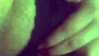 Latina boobs bounce during morning masturbation session