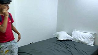 Guy Fulfills Big Ass Milf Fantasy Sharing Hotel Room Intense Sex