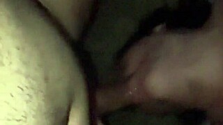 latina amateur couple shares deep oral pleasure explosion