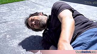 extra small maya seduced me by the pool 😍 now dumping my load deep in her tiny pussy 💦👅