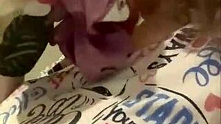 bbw girlfriend spits cum piss on dirty socks and worn panties