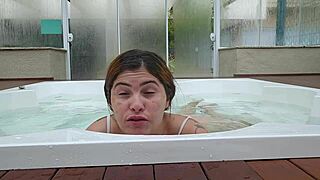 waiting in hotel jacuzzi hoping married guy shows up to play naughty