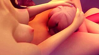 2 girls lesbian boob play turns hot 👭💋