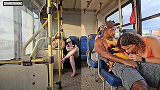 Married Slut Teases Then Fucks Stranger's BBC On Bus!