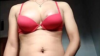 asian shemale strokes her throbbing cock hard