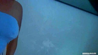 Damn Amateur Slut Rides Black Cock in Hot Threesome!