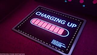 Monster cock explodes cum on melody vicineko's tiny tits animation!