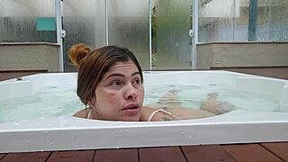 waiting in hotel jacuzzi hoping married guy shows up to play naughty