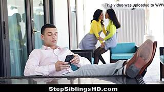 sexy latinas alina belle and maya farrell dive into wild threesome with big cocks doggystyle and riding