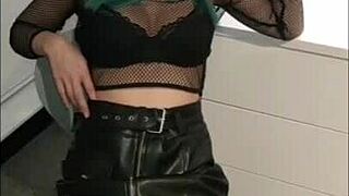 naughty young lesbian tries huge cock first time anal