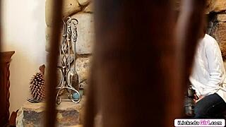 Petite lesbian teens lick shaved pussies to intense orgasms