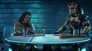 wonder woman pounds big barda with monster amazon cock