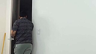 petite young babe teases then deepthroats big cock begging for hardcore fuck behind closed doors