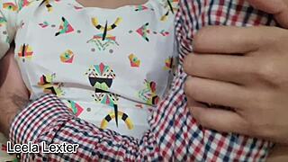 oh god this indian bhabhi's pussy feels so tight as lover pounds her hard with dirty hindi talk