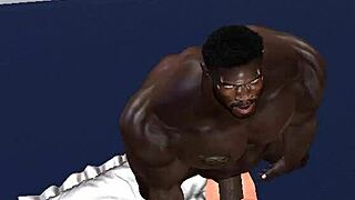 clinton mcdonald shows the wife his huge black cock skills