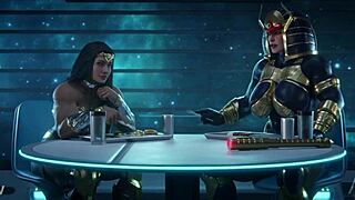 wonder woman pounds big barda with monster amazon cock