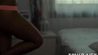 barely legal teen relaxes with intense dildo play and fingering