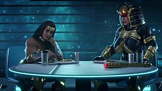 wonder woman pounds big barda with monster amazon cock