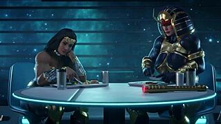 wonder woman pounds big barda with monster amazon cock