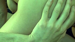 ashley moans as couple tongues her clit closeup on live webcam